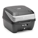 Baúl superior B32 BOLD Monolock con placa – negro liso / volumen 32 litros / carga máxima 3 kg