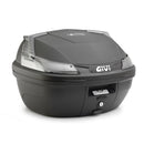 B37 BLADE Tech - Topcase Monolock con placa – negro mate / Carga máxima 3 kg