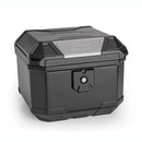 B38 Topcase BERNINA Monolock, negro – 38 litros, con placa universal y kit de montaje