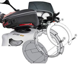 Yamaha XJR 1300 [2007–2014] – Befestigungsring für Tanklock