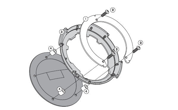 Yamaha XJR 1300 [2007–2014] – Befestigungsring für Tanklock