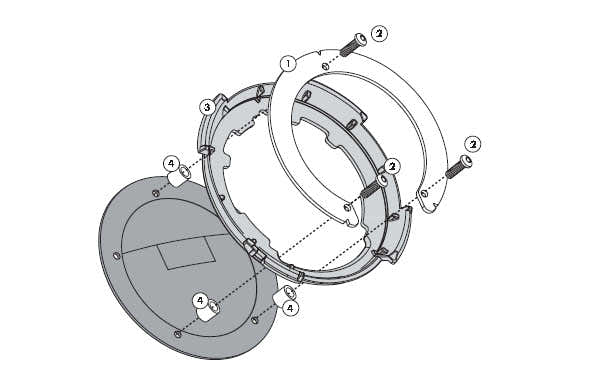 Yamaha XT 1200 Z Super Ténéré [2010–2020] – Befestigungsring für Tanklock