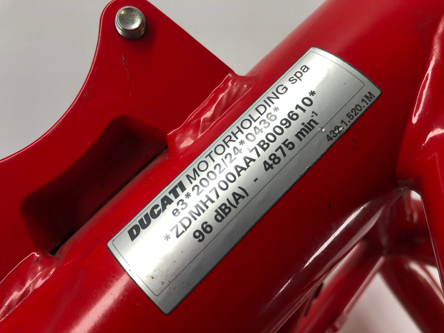 Ducati 1098 S H7 [2007] - Marco con letra del vehículo