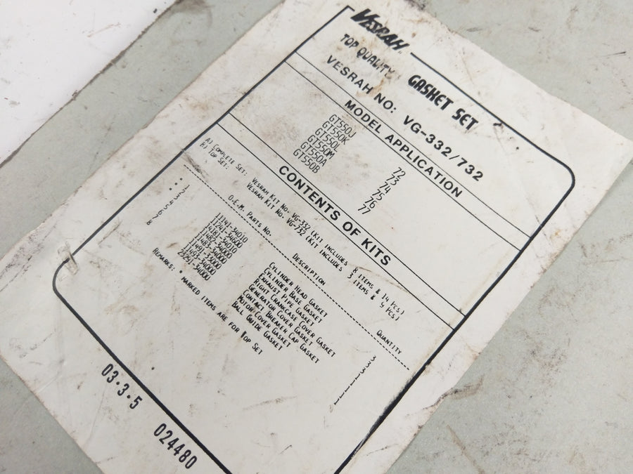 Suzuki GT 550 [1978] - Tapa del motor de poesía
