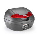 E340 Vision - Topcase Monolock con placa – negro / Carga máxima 3 kg