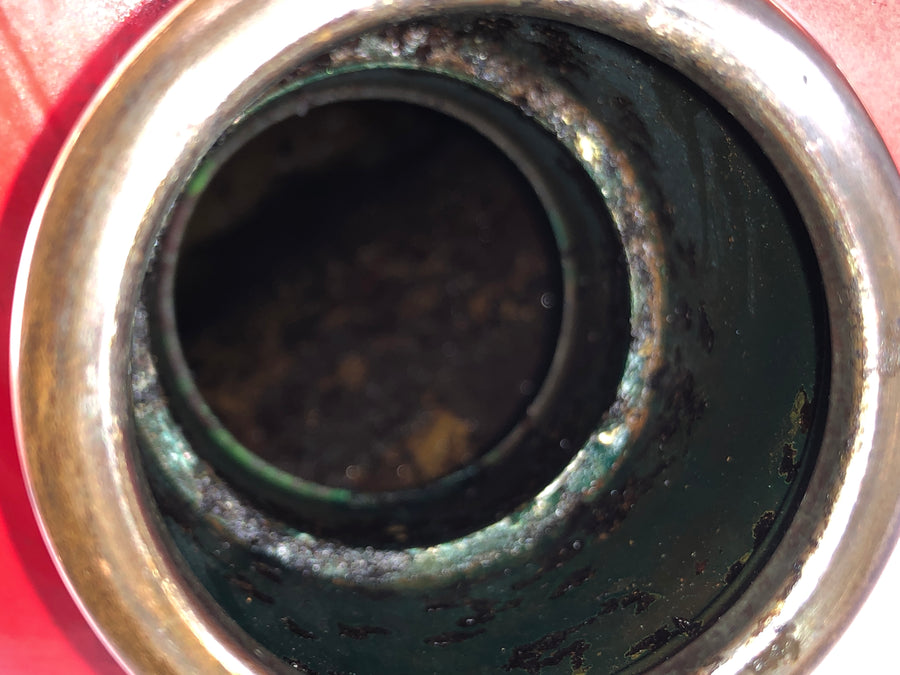 Suzuki DR 800 S SR42B [1991] - Tanque de gasolina Tank a la derecha dentro de Rusty