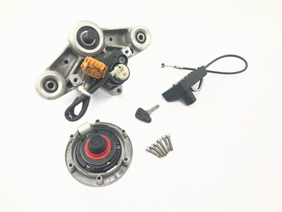 BMW R 1150 R R21 [2001] - Juego de cerradura con puente superior de horquilla, cerradura de encendido, llave para tapa de depósito