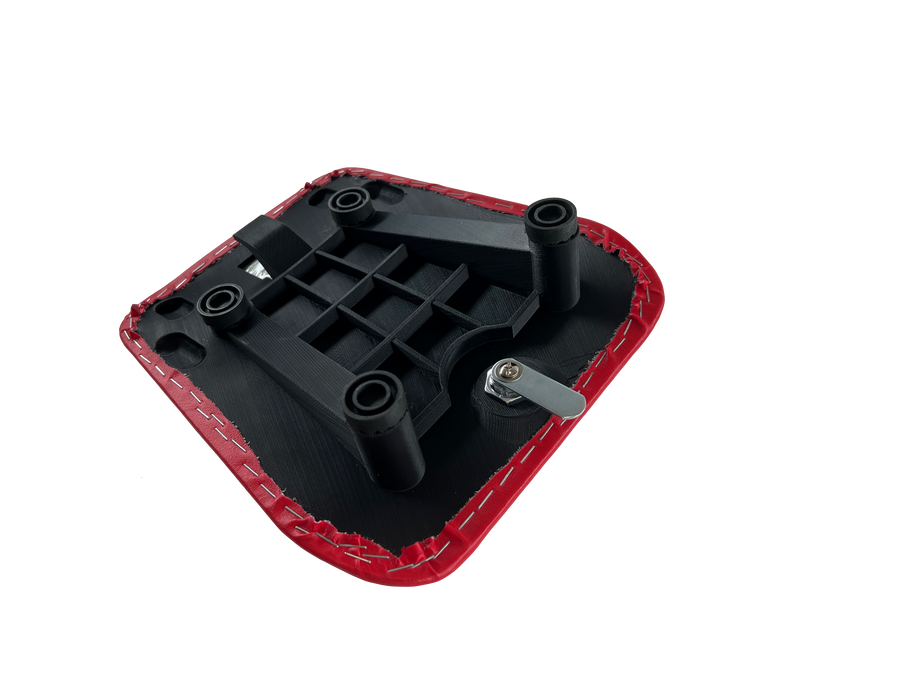 Asiento pasajero Cagiva Mito 125 EVO con cerradura [rojo] Vista detallada
