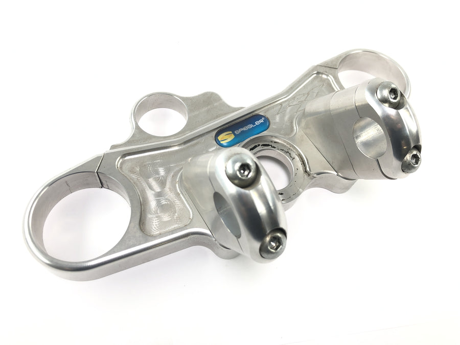 Yamaha YZF R1 RN09 [2002] - soporte superior del manillar del puente de la horquilla fresado CNC Spiegler