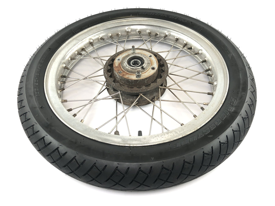 Moto Guzzi V 1000 Convert VG [1981] - Vorderrad Speichenrad Borrani Felge WM 3/2.15 x 18/40