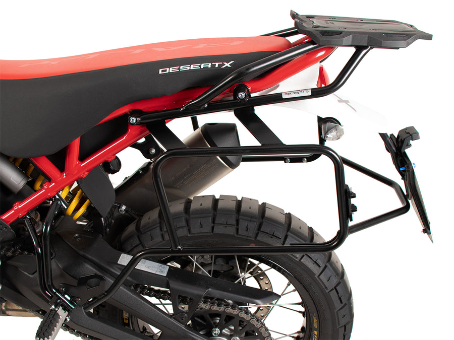 Portaequipajes trasero Hepco & Becker Smartrack para Ducati DesertX Rally (2024-2026) - incluido en el set completo