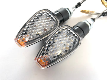 Blinker LED con resistencias claras [con marca de la prueba E] - Yamaha Kawasaki Suzuki Ducati Ktm - 0