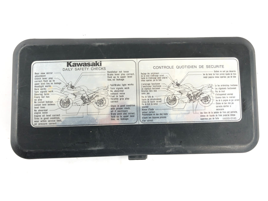 Kawasaki Zephyr 750 ZR750C [1991] - Tapa trasera de cubierta interior