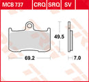 Kawasaki Z 900 B ABS ZR900B [2017-2019] - Pastillas de freno delanteras