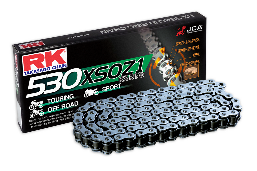 SUZUKI GSX 600 [1985-1997] - 530 Anillo RX de acero 116 eslabones
