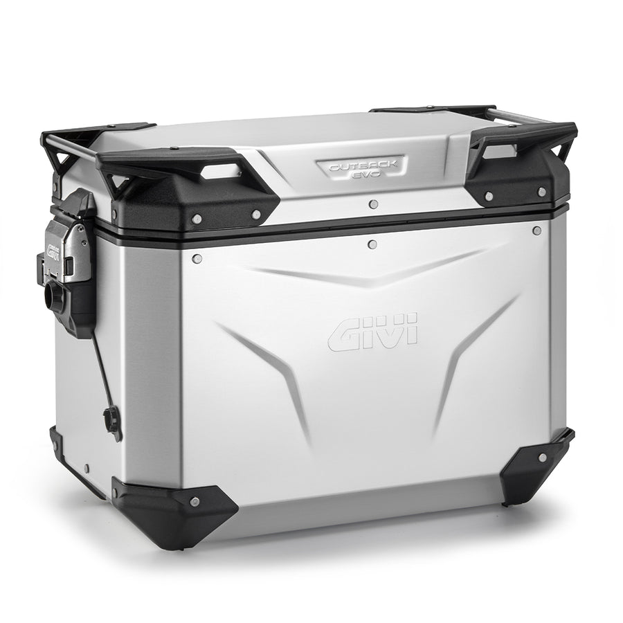 [GIVI] – Seitenkoffer Trekker Outback EVO Monokey 48 Liter – Rechts, aus eloxiertem Aluminium, SMART SEC. LOCK