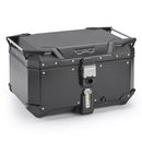 Baúl de aluminio negro Trekker Outback EVO Monokey – 58 litros / SMART SECURITY LOCK