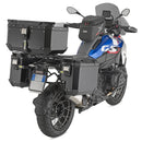 Alu-Seitenkoffer Trekker Outback EVO 33 Monokey – Schwarz, seitlich versetzt, rechts, SMART SEC LOCK