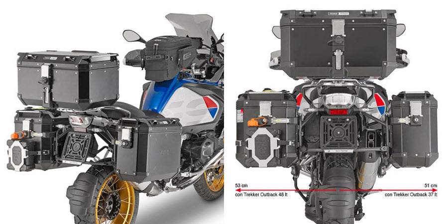 BMW R 1200 GS [2013–2018] – Stahlrohr-Seitenkofferträger Cam-Side