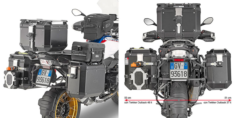 BMW R 1200 GS [2013–2018] – Stahlrohr-Seitenkofferträger Cam-Side