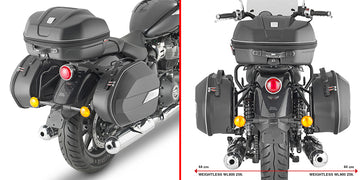 Royal Enfield Super Meteor 650 [GIVI] - Seitenkoffer-Träger für MONOKEY® Koffer