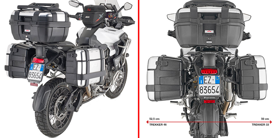 Triumph Tiger 1200 Rally Explorer [GIVI] - Portamaletas laterales PL ONE-FIT para configuración MONOKEY®