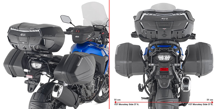 SUZUKI DL 800 V STROM [2023-2025] - Soporte para maletas laterales específico
