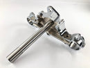 Harley Davidson FLST [1986-1990] - abrazadera triple inferior para FL Softail cromada-3