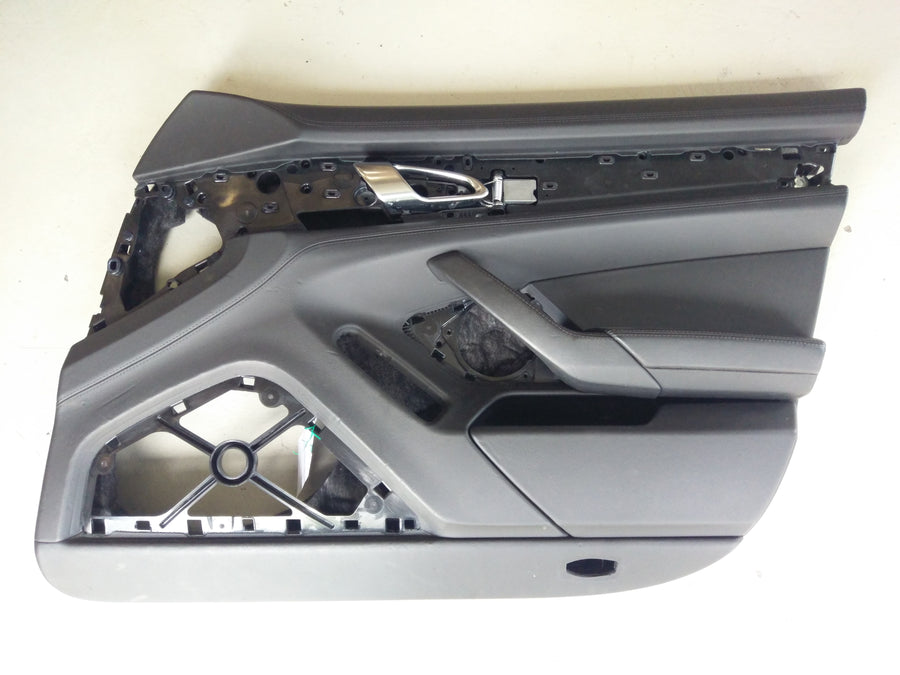 Porsche Panamera Turbo [2010] - Puerta de cartón Puerta de cartón Puerta de revestimiento de la puerta hacia la parte delantera y trasera Derecha e izquierda Negro