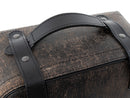 Bolsa para motocicleta [Hepco & Becker] - Juego de bolsas de cuero Rugged Cutout 19 L incl. liberación rápida - marrón - recorte