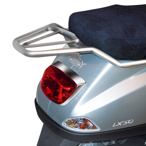 Piaggio Vespa S 125 [2007–2014] – Topcaseträger Monolock, chrom
