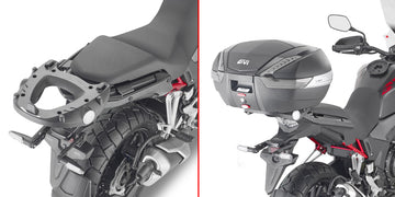 Honda NX 500 E-Clutch [GIVI] - Topcase Träger für MONOKEY® oder MONOLOCK® Koffer max
