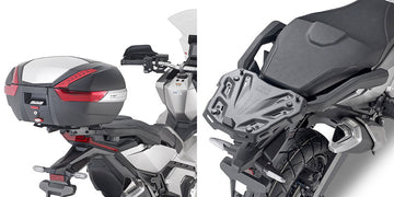 Honda Forza 750 [GIVI] - Topcase Träger für MONOKEY® oder MONOLOCK® Koffer Bei Montage der Rückenlehne E208S oder E233S