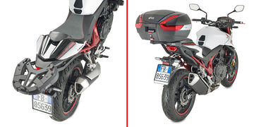 Honda CB 750 Hornet E-Clutch [2026] - Portaequipaje superior para Monokey/Monolock, con placa M5