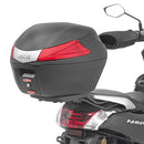 Yamaha N-Max 125-155 [GIVI] - Portaequipajes superior para maletas MONOLOCK®, utilice el MONOLOCK® suministrado en la maleta