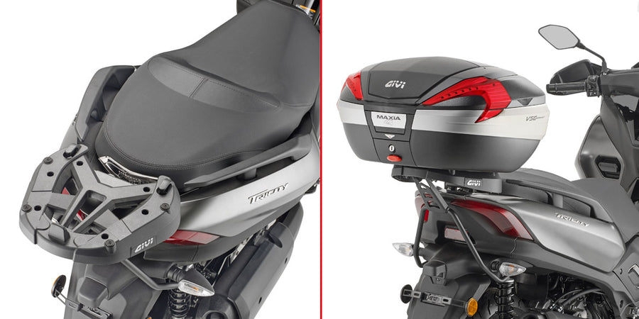 Yamaha X-MAX 125 [GIVI] - Portaequipajes superior para maletas MONOKEY® o MONOLOCK® para montar con la placa MONOKEY® M5