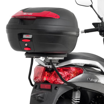 SYM Citycom 300 [GIVI] - El soporte para el panel superior de la caja MONOLOCK® debe perforarse