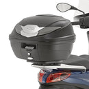 Piaggio Medley 200 I-GET [2020-2026] – Portamaletas Monolock, negro