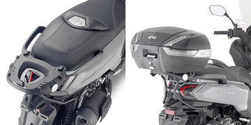 SYM Maxsym 400 [GIVI] - Portamaletas para maletas MONOKEY® o MONOLOCK® para montar con la placa MONOKEY® M5