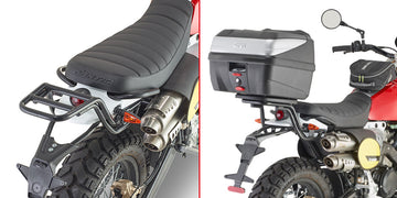 Fantic Caballero Scrambler 500 [2018-2023] - Soporte para topcase Monolock, negro