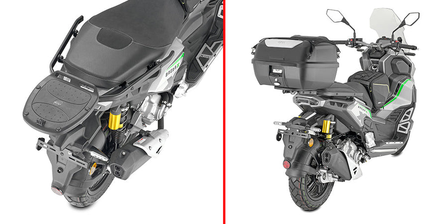 Kl Brera X 300 [2022–2026] – Topcaseträger für Monolock, mit Kofferplatte