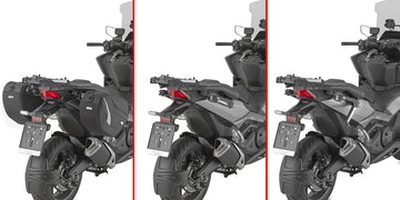 Honda X-ADV 750 [GIVI] - Par de soportes furtivos retráctiles específicos fabricados en tecnopolímero reforzado con fibra de vidrio