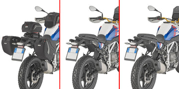BMW F 450 GS [GIVI] - Pareja de soportes furtivos retráctiles específicos fabricados en tecnopolímero reforzado con fibra de vidrio con