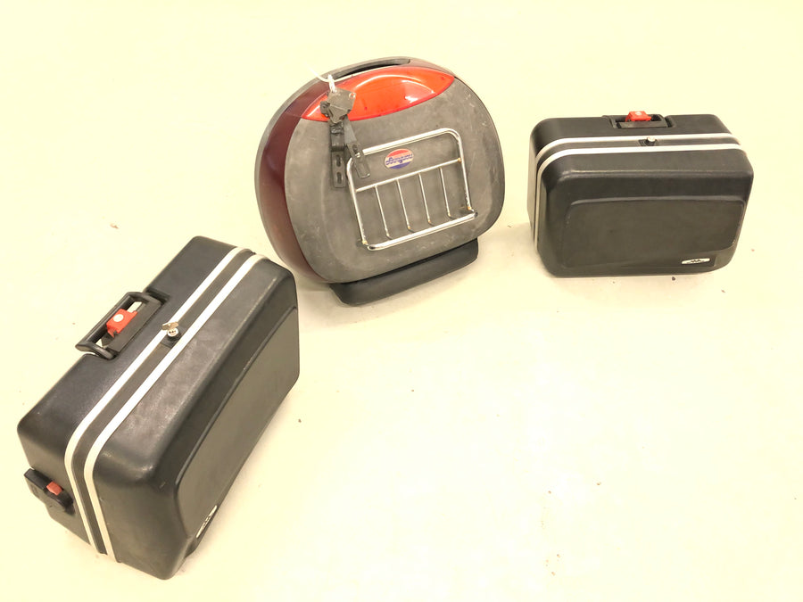 Honda GL 500 Silversching PC02 - Case superior de la maleta de la maleta con soporte