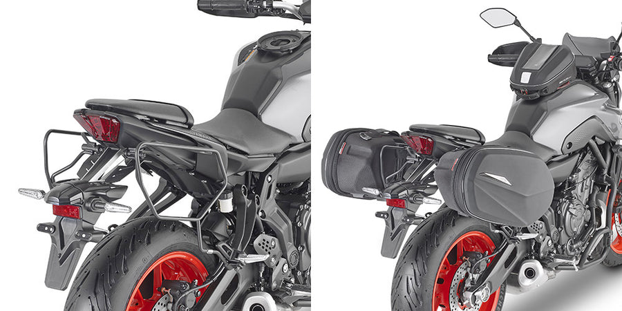 Yamaha MT 07 [2018–2024] – Abstandshalter für EASYLOCK Satteltaschen