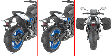 SUZUKI GSX 8 S [2023-2024] - Soporte de liberación rápida para maletas laterales