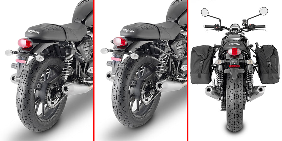 Triumph Speed Twin 900 [2023–2026] – REMOVE-X Abstandshalter, abnehmbar für Satteltaschen