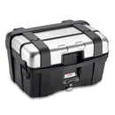 Trekker 46 - Maleta Monokey negra con funda de aluminio – Carga máxima 10 kg