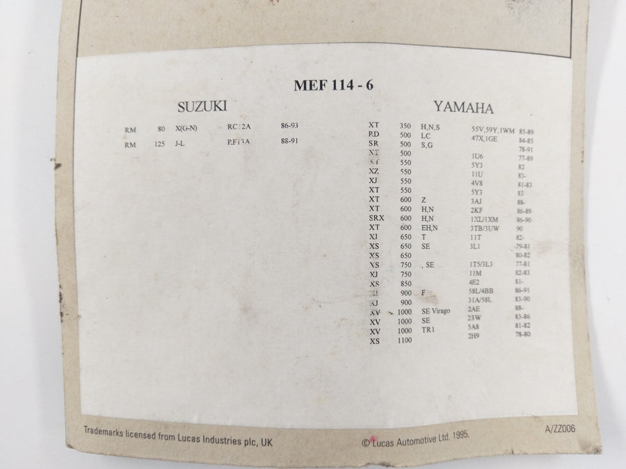 Yamaha XT 600 E 3TB [1991] - Springs de acoplamiento