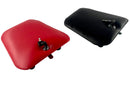 Vista frontal del asiento del acompañante Cagiva Mito 125 EVO con cerradura [rojo]